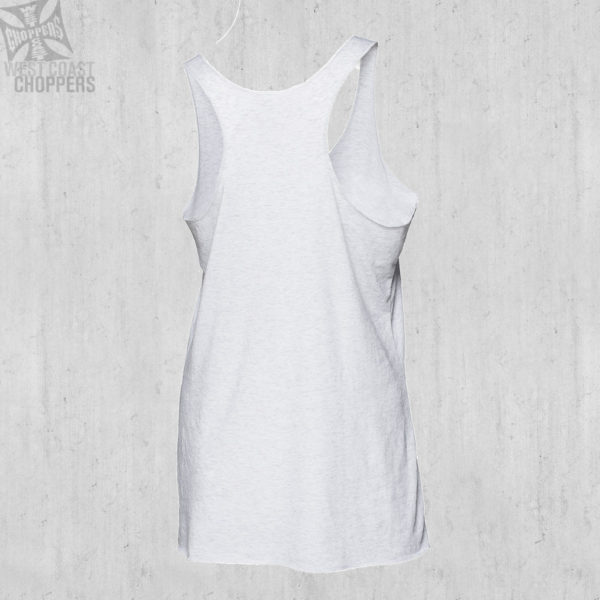 WCC Ladies Cross Racerback White - Image 2