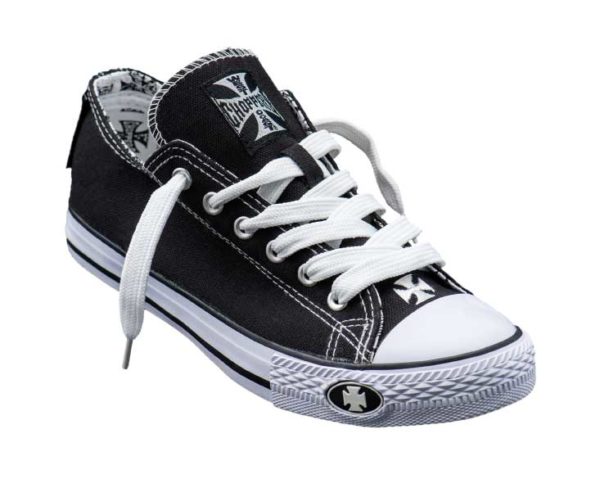WCC Warrior Low-Tops Black plátěné tenisky