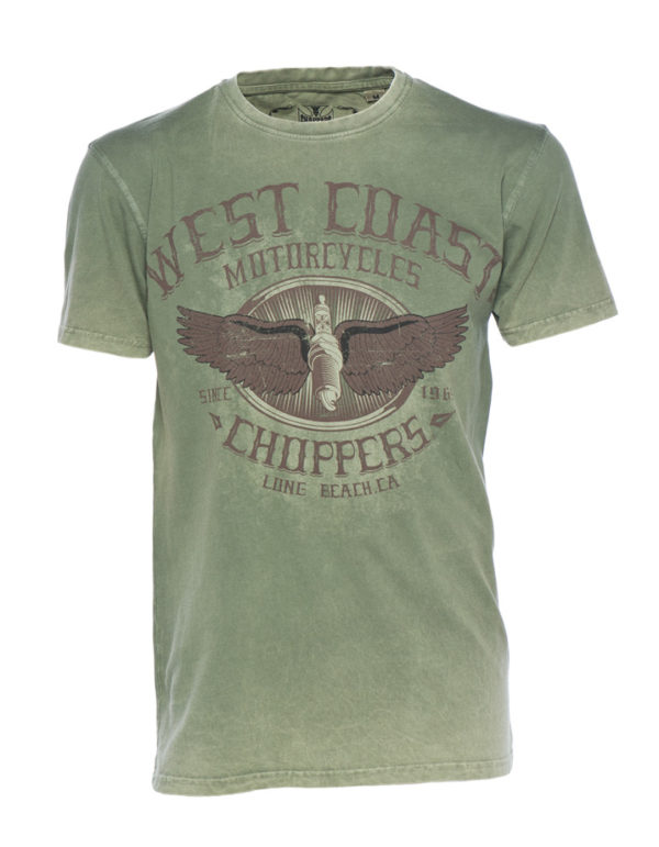 Wings Logo Tee Retro Green Black WCC