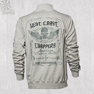 Ride Hard Sucker Zip Vest Vintage Grey WCC